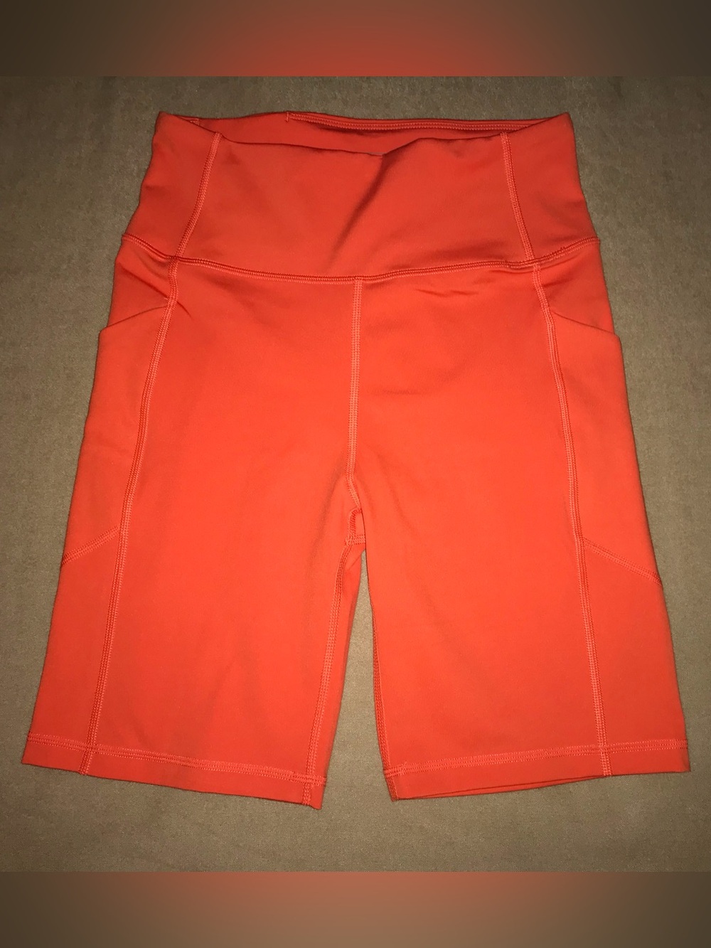 NWT! Figs Women’s Performance High Waist Underscrub Short size S Orange
